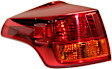 Driver and Passenger Side, Outer Tail Lights, without Bulb, Halogen, Mounts on Body, Japan Built Vehicle, CAPA Certified