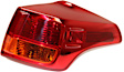 Driver and Passenger Side, Outer Tail Lights, without Bulb, Halogen, Mounts on Body, Japan Built Vehicle, CAPA Certified