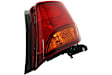 Driver and Passenger Side LED Tail Light, With bulb(s), OE Replacement
