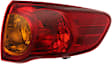 Driver and Passenger Side, Outer Tail Light, without Bulb, Halogen, Mounts on Body, Japan Built Vehicle, CAPA Certified