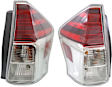 Driver and Passenger Side Halogen Tail Light, With bulb(s), OE Replacement