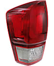 Driver and Passenger Side Halogen Tail Light, With bulb(s), OE Replacement, CAPA Certified
