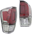 Driver and Passenger Side Halogen Tail Light, With bulb(s), OE Replacement, CAPA Certified