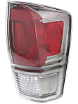 Driver and Passenger Side Halogen Tail Light, With bulb(s), OE Replacement, CAPA Certified