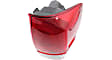 2016-2017 Toyota Tacoma - Driver and Passenger Side Halogen Tail Light, With bulb(s), OE Replacement