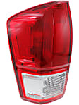 Driver and Passenger Side Halogen Tail Light, With bulb(s), OE Replacement, CAPA Certified