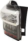 Driver and Passenger Side Halogen Tail Light, Without bulb(s), OE Replacement