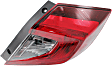 2019 Honda Civic - Driver and Passenger Side, Outer Halogen Tail Light, With bulb(s), Mounts on Body, North America Built Vehicle, OE Replacement