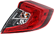 Driver and Passenger Side, Outer Halogen Tail Light, With bulb(s), OE Replacement, CAPA Certified