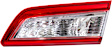 Driver and Passenger Side Tail Lights, with Bulbs, Incandescent, Mounts on Trunk Lid, CAPA CERTIFIED