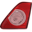 Driver and Passenger Side, Inner Tail Lights, With bulbs, North America Built Vehicle