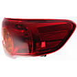 2009-2010 Toyota Corolla - Passenger Side, Inner and Outer Tail Lights, With bulbs, North America Built Vehicle