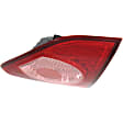 2009-2010 Toyota Corolla - Passenger Side, Inner and Outer Tail Lights, With bulbs, North America Built Vehicle