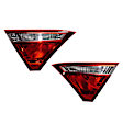Driver and Passenger Side, Inner Halogen Tail Light, With bulb(s), OE Replacement, CAPA Certified