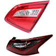 Passenger Side, Inner and Outer Halogen Tail Light, With bulb(s), OE Replacement