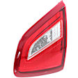 Passenger Side, Inner and Outer Halogen Tail Light, With bulb(s), OE Replacement
