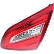 Passenger Side, Inner and Outer Halogen Tail Light, With bulb(s), OE Replacement