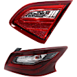 Passenger Side, Inner and Outer Halogen Tail Light, With bulb(s), OE Replacement, CAPA Certified