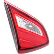 Driver Side, Inner And Outer Halogen Tail Light, With bulb(s), OE Replacement