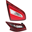 Driver Side, Inner And Outer Halogen Tail Light, With bulb(s), OE Replacement, CAPA Certified