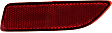 Rear, Driver and Passenger Side Bumper Reflector