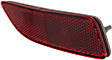 Rear, Driver and Passenger Side Bumper Reflector