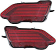 Rear, Driver and Passenger Side Bumper Reflector