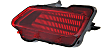 Rear, Driver and Passenger Side Bumper Reflector