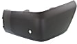 2018 Toyota Tundra - Rear, Driver and Passenger Side Bumper End, Crew Cab Pickup (CrewMax), For Models With Resin/Plastic Type Bumper and Park Assist System, Textured