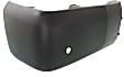 2018 Toyota Tundra - Rear, Driver and Passenger Side Bumper End, Crew Cab Pickup (CrewMax), For Models With Resin/Plastic Type Bumper and Park Assist System, Textured