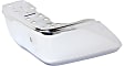 Rear, Driver and Passenger Side Bumper End, Steel, Chrome, with Parking Sensor Holes