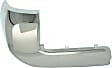Rear, Driver and Passenger Side Bumper End, Chrome Plastic CAPA Certified