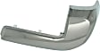 Rear, Driver and Passenger Side Bumper End, Chrome Plastic CAPA Certified