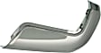 Rear, Driver and Passenger Side Bumper End, Chrome Plastic CAPA Certified