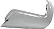 Rear, Driver and Passenger Side Bumper End, Chrome Plastic