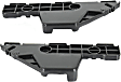 Rear, Driver and Passenger Side, Front Section, Bumper Retainers