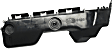 Rear, Driver and Passenger Side Bumper Brackets, Bumper Side Retainer