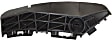 2010 Toyota Yaris - Rear, Driver and Passenger Side Bumper Bracket, Sedan