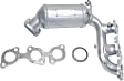 2004-2006 Lexus RX330 - Firewall Side and Radiator Side Catalytic Converters, 3.3L Engine, Federal EPA Standard, 46-State Legal (Cannot ship to CA, CO, NY or ME)