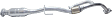2003 Lexus ES300 - Front and Rear, Driver and Passenger Side Catalytic Converter, 3.0L 6Cyl, Federal EPA Standard, 46-State Legal (Cannot ship to CA, CO, NY or ME), Firewall Side, Direct Replacement Series