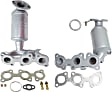 2002 Toyota Camry - Front, Driver and Passenger Side Catalytic Converter, 3.0L 6Cyl, Federal EPA Standard, 46-State Legal (Cannot ship to CA, CO, NY or ME), Firewall Side, Direct Replacement Series