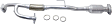 2006 Lexus ES330 - Front and Rear, Driver and Passenger Side Catalytic Converter, 3.3L 6Cyl, Federal EPA Standard, 46-State Legal (Cannot ship to CA, CO, NY or ME), Radiator Side, Direct Replacement Series