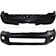 Front and Rear Primed Bumper Cover