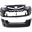 Front and Rear Primed Bumper Cover