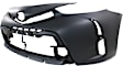 Front and Rear Primed Bumper Cover, CAPA Certified
