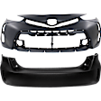 Front and Rear Primed Bumper Cover, CAPA Certified