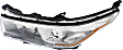 Driver and Passenger Side Headlights, with Bulbs, Halogen, with smoked chrome accent