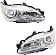 Driver and Passenger Side Halogen Headlight, With bulb(s), OE Replacement, CAPA Certified