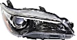 2016 Toyota Camry - Driver and Passenger Side Halogen Headlight, With bulb(s), OE Replacement