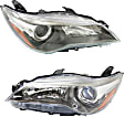Driver and Passenger Side Halogen Headlight, With bulb(s), OE Replacement, CAPA Certified